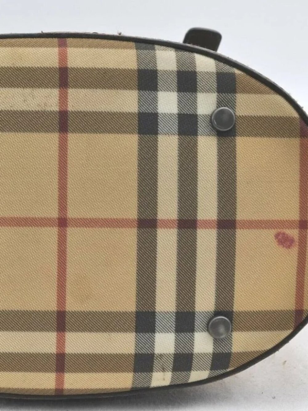 Authentic Burberry Nova Check Shoulder HandBag PVc - Picture 7 of 9